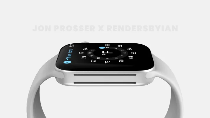 Renderings zeigen, wie die Apple Watch Series 7 aussehen könnte