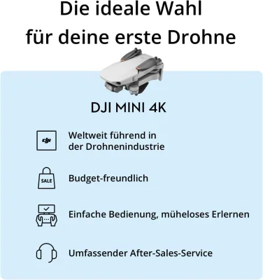 DJI Mini 4K Drohne mit Schnäppchenpreis von 189 Euro bei Amazon