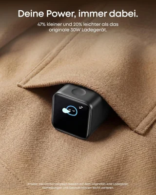 Anker Nano 45W mit Display im Angebot plus Bonus-Netzteil