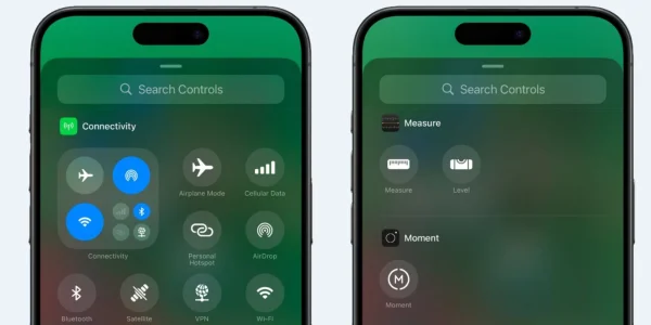 iOS 18.1 & iPadOS 18.1 schalten neue Buttons im Kontrollzentrum frei