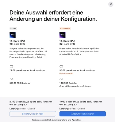Mac online kaufen: Apple optimiert den Bestellvorgang