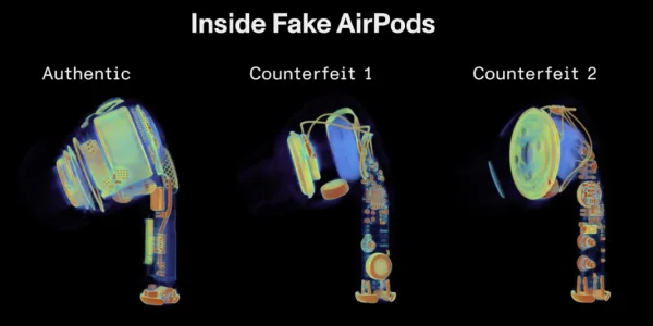 Gefälschte AirPods fluten den Markt: Scan deckt billige Komponenten auf