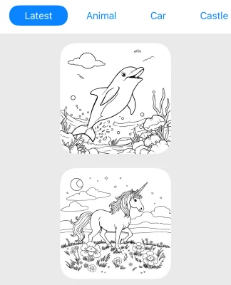 Coloring Pages Pro: Kostenlose App erzeugt Bilder zum Ausmalen aus Fotos