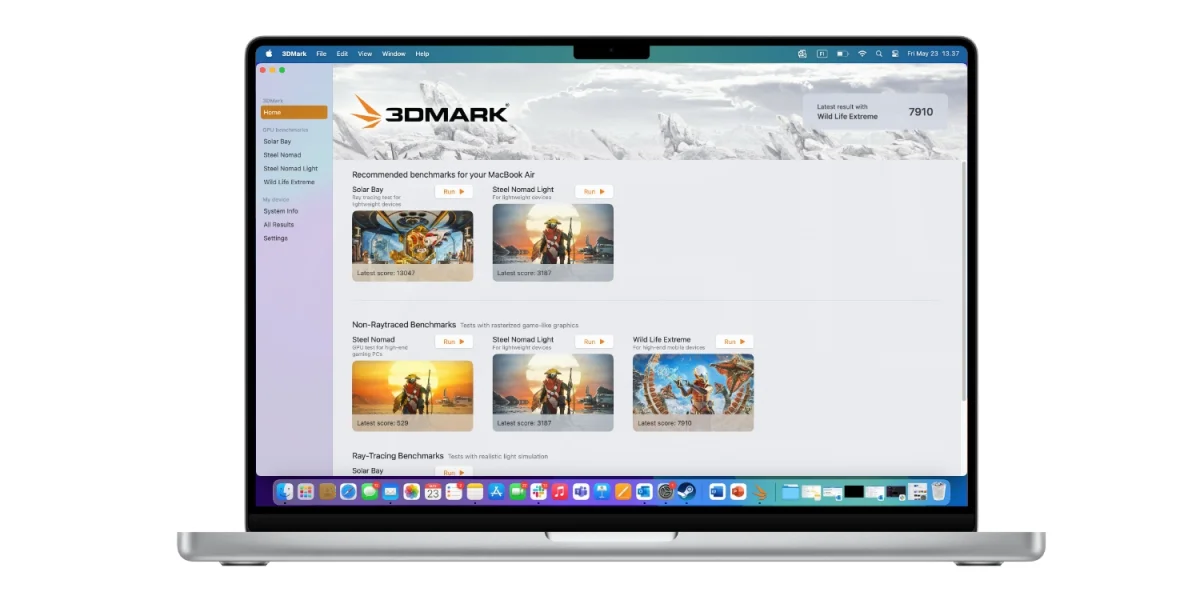 3DMark gibt es jetzt auch für macOS