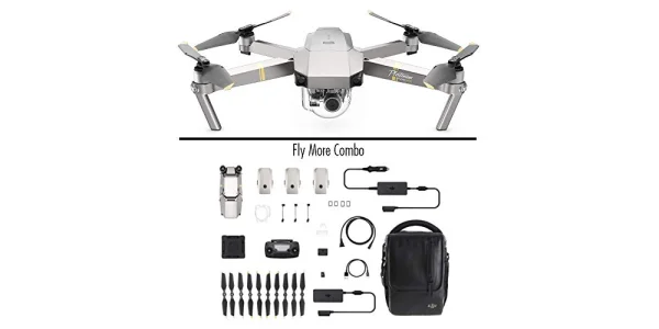 DJI Mavic Pro Platinum Combo - 200€ günstiger, Drohne mit 4K Full-HD Videokamera