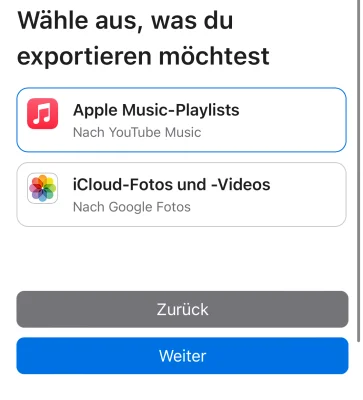 Playlists von Apple Music können ab sofort zu YouTube Music kopiert werden