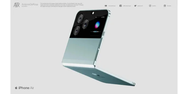 iPhone Air: Designer stellt faltbares iPhone im Video dar