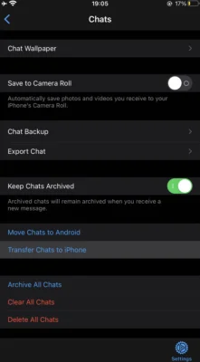 Chatverläufe in WhatsApp können bald via QR-Code überspielt werden