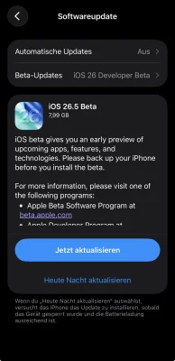 iOS 26.5 & iPadOS 26.5: Die erste Beta ist da – Das ist neu! (Update #5)