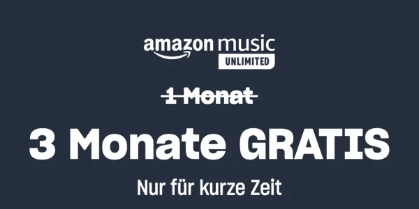 Amazon Music Unlimited gibt es wieder drei Monate kostenlos