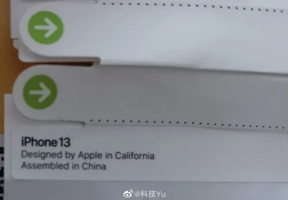 Finale Bezeichnung des iPhone 13 durch Aufkleber der Verpackung geleakt?