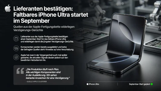 iPhone Ultra: Lieferketten-Infos sprechen für September-Start
