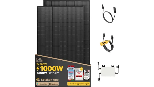 Solakon-Balkonkraftwerk mit WLAN-App im Deal