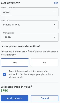 Google Pixel Fold: iPhone-Besitzer erhalten Höchstpreise bei der Inzahlungnahme ihres Altgeräts