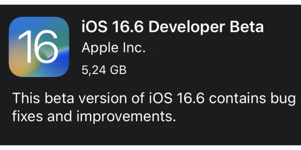 iOS 16.6 & iPadOS 16.6: Apple veröffentlicht erste Beta für Entwickler