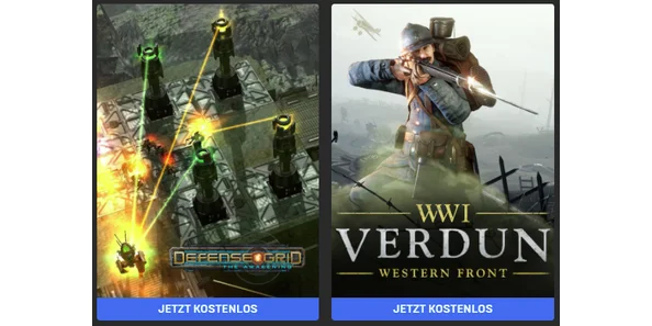 "Defense Grid: The Awakening" (Windows) & "Verdun" (Windows & Mac) diese Woche kostenlos kostenlos im Epic Games Store