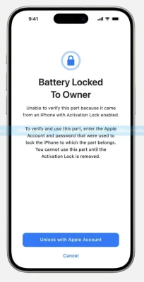 Apple schaltet mit iOS 18 die Aktivierungssperre für iPhone-Komponenten scharf
