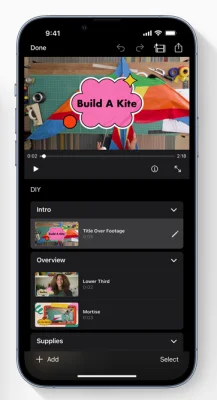 Neue Funktionen für iMovie: "Magic Movie" & "Storyboards" kommen im April