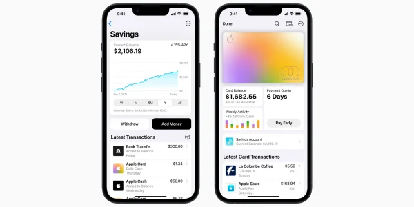Apple Card Savings Account gestartet: Apple bietet in den USA 4,15 % Guthabenzinsen