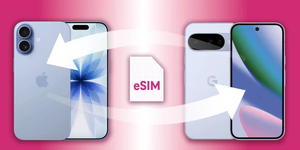 Die Telekom vereinfacht den Transfer einer eSIM zwischen iOS und Android