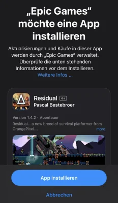 Für iOS, iPadOS & Windows: Epic verschenkt Spiele in seinem Games Store
