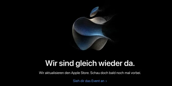 Vorbereitungen auf iPhone 15: Online Store von Apple nicht mehr erreichbar