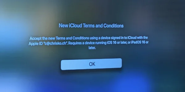 Apple TV: Nutzungsbedingungen können ab sofort auf iCloud.com akzeptiert werden