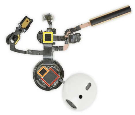 Das Innenleben der Apple AirPods 2
