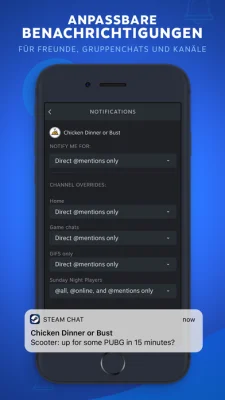 Valve veröffentlicht kostenlosen Steam Chat für iOS