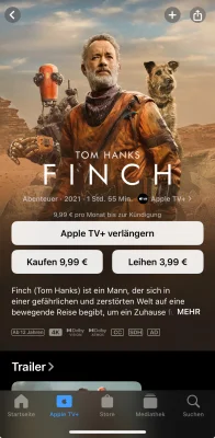 Apple TV+: Ältere Inhalte können jetzt gekauft und ausgeliehen werden