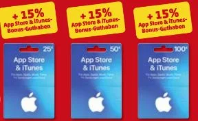 Bonusguthaben für iTunes-Karten: PENNY diese Woche mit 15 Prozent extra & Payback-Punkten