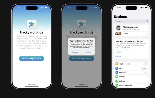 iOS 18.6: Apps können von beliebigen Webseiten installiert werden