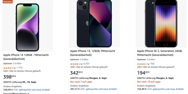 Amazon Second Chance Deal Days: Generalüberholte und retournierte Ware zum Schnäppchenpreis