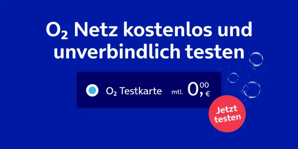 Netz von o2 gratis und unverbindlich 30 Tage lang testen