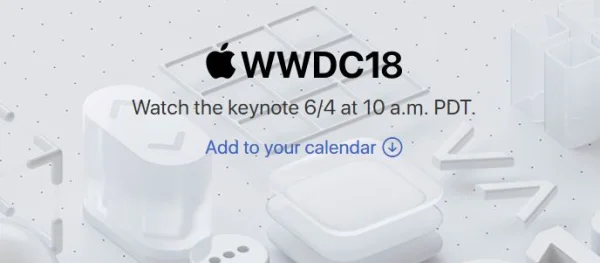 WWDC 2018: Apple kündigt Live-Stream an
