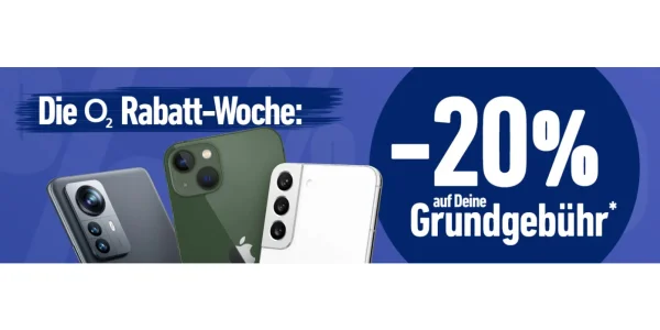 o2-Rabattaktion: iPhone 13 für 4,95 Euro, unbegrenztes Datenvolumen inkl. 5G für effektiv 18,41 Euro