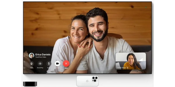 tvOS 17 unterstützt FaceTime für das Apple TV 4K