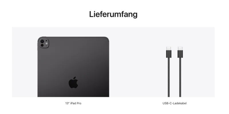 Das iPad Air M2 & iPad Pro M4 werden ohne Netzteil ausgeliefert