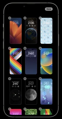 iOS 17 hat angeblich Rasteransicht für Hintergrundbilder an Bord