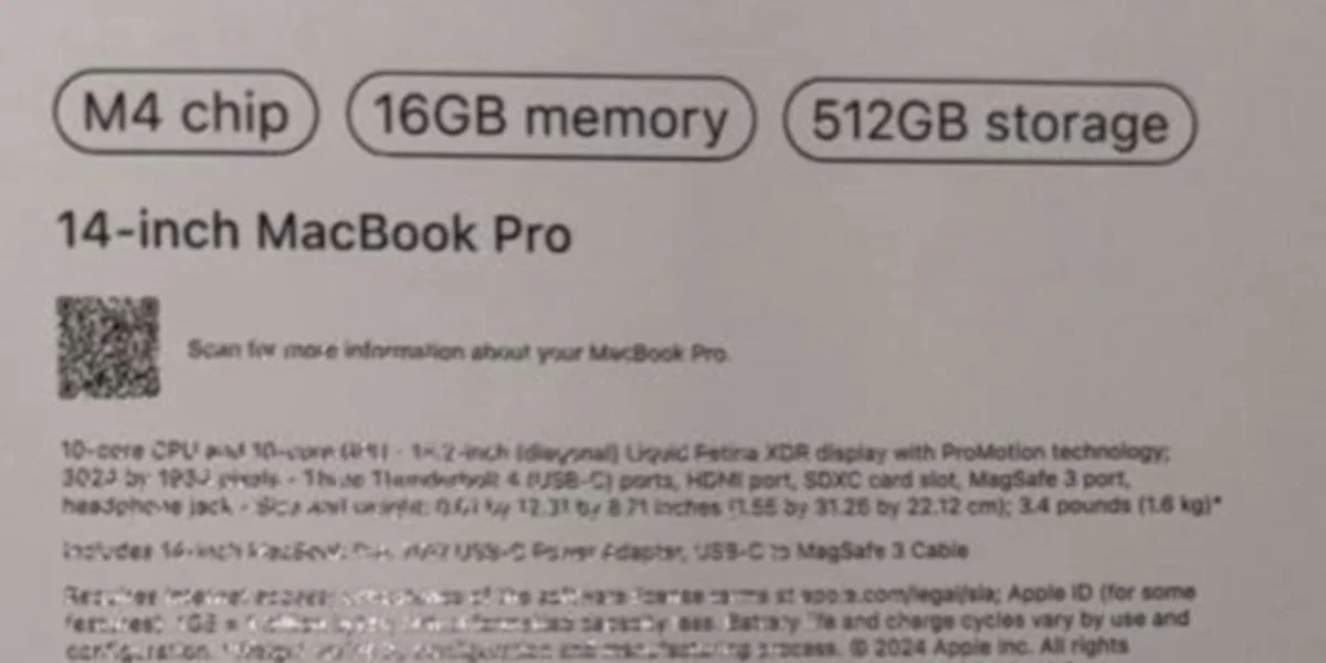 M4 MacBook Pro: Basismodell erhält angeblich 16 GB RAM