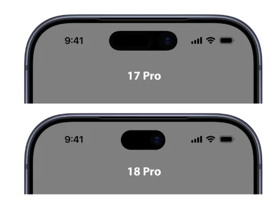iPhone 18 Pro und iPhone 18 Pro Max: So soll die kleinere Dynamic Island aussehen