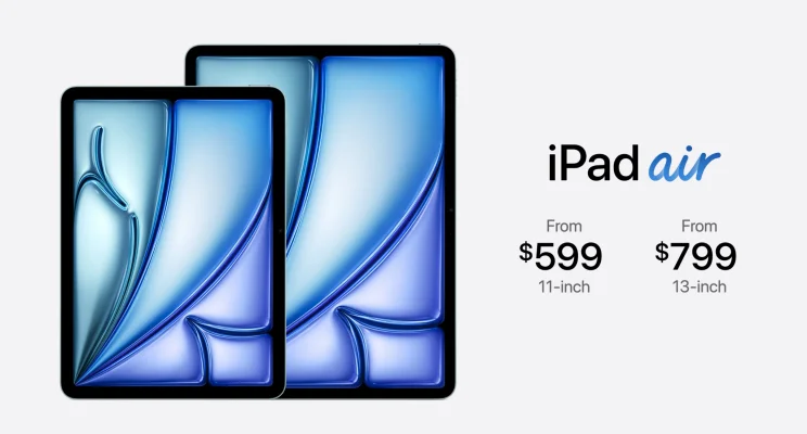 11 & 12,9 Zoll: Apple stellt zwei neue iPad Air mit M2-Chip vor