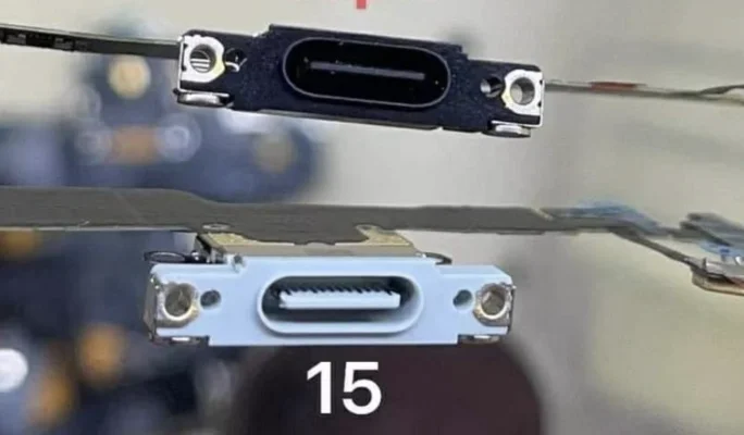 iPhone 15: Leak zeigt vermeintliche USB-C-Buchse