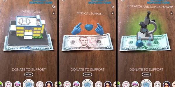 Snapchat unterstützt den internationalen Kampf gegen COVID-19 mit neuen AR-Linsen