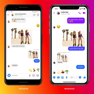 Cross-Plattform: Messenger von Facebook & Instagram sind ab sofort miteinander verbunden