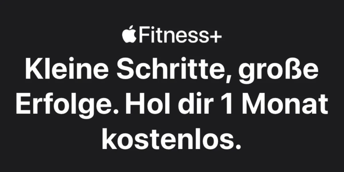 Apple Fitness+ am iPhone bis zu einem Monat kostenlos sichern