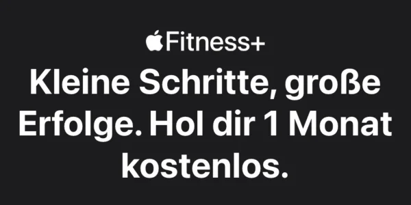 Apple Fitness+ am iPhone bis zu einem Monat kostenlos sichern
