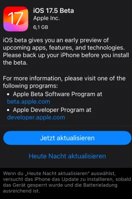Die erste Beta von iOS 17.5 ist da – Das ist neu!
