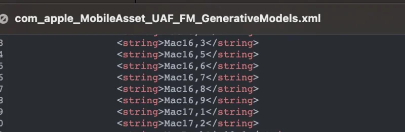 macOS 15.1 Beta enthält Modellnummern von neuen iPhones, iPads & Macs