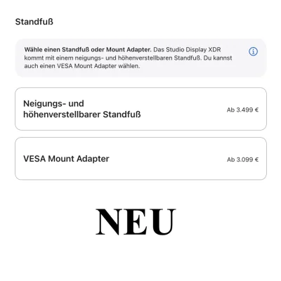 Studio Display XDR: Apple verkauft den Premium-Bildschirm jetzt 400 Euro günstiger